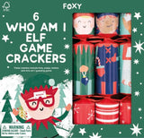 Christmas Crackers - 6 Elf Who Am I Game 12 inch Crackers from Heart and Soul Studio Celebration Crackers, Christmas Crackers in France, Crackers de Noel, Petards de Noel en France, Diablotins en France