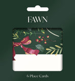 Christmas Place Card - 6 Place Cards Fawn From Heart and Soul Studio Limited