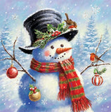 Christmas Cards - 10 Cards - Christmas Snowman