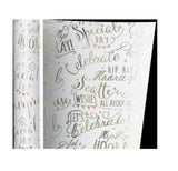 Gift Roll Wrap - Celebrations Foil